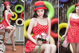 Nữ hoàng Du lịch Dương Kim Ánh khoe chân dài gợi cảm