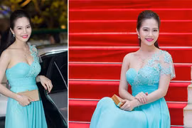 Nữ hoàng Du lịch Dương Kim Ánh kiêu sa trong trang phục tự thiết kế