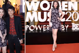 Vân Trang đi dự sự kiện cùng em trai