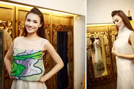 Hồng Quế “lột xác” trong trang phục của NTK Xuân Lê