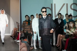 Nghệ sỹ Việt đến ủng hộ Nam vương châu Á diễn thời trang tại Việt Nam