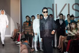 Nghệ sỹ Việt đến ủng hộ Nam vương châu Á diễn thời trang tại Việt Nam