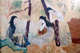 Triển lãm tranh của "bộ tứ" Nghiêm-Liên-Sáng-Phái