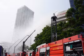 Diễn tập chữa cháy, cứu nạn ở tòa nhà cao nhất Việt Nam