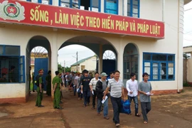 Ngày đặc xá ở Trại tạm giam Công an tỉnh Dak Lak