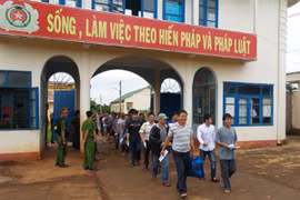 Ngày đặc xá ở Trại tạm giam Công an tỉnh Dak Lak