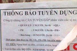 Sinh viên cần cảnh giác với các nhà tuyển dụng kiểu này