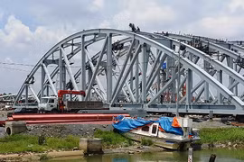  Tai nạn lao động khi thi công cầu Ghềnh, 1 công nhân tử vong