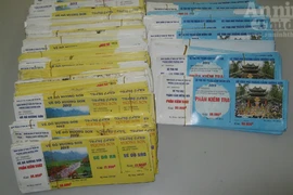 Hàng nghìn vé đò, vé thắng cảnh chùa Hương bị làm giả