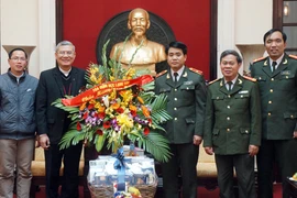 Giám mục giáo phận Lạng Sơn chúc Tết Công an Hà Nội