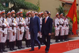 Đoàn Hội đồng An ninh Liên bang Nga thăm, làm việc với Bộ Công an