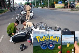 Hà Nội: Nhiều người vi phạm giao thông do mải "săn" Pokemon GO