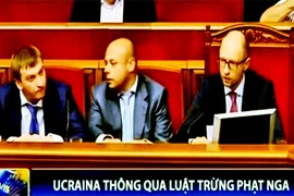 Ukraine thông qua luật trừng phạt nhiều doanh nghiệp, cá nhân Nga
