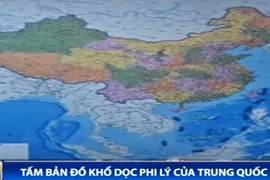 Tấm bản đồ khổ dọc phi lý của Trung Quốc