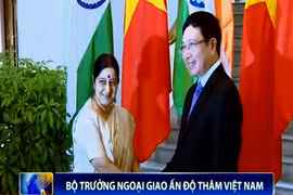Bộ trưởng Ngoại giao Ấn Độ thăm Việt Nam
