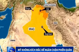 Mỹ không kích Iraq để ngăn chặn phiến quân