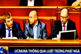 Ukraine thông qua luật trừng phạt nhiều doanh nghiệp, cá nhân Nga