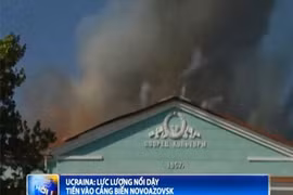 Ukraine: Lực lượng ly khai tiến vào cảng biển Novoazovsk