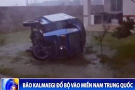 Bão Kalmaegi đổ bộ vào miền Nam Trung Quốc