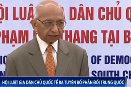 Hội Luật gia Dân chủ Quốc tế (IADL) ra tuyên bố phản đối Trung Quốc