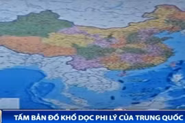 Tấm bản đồ khổ dọc phi lý của Trung Quốc