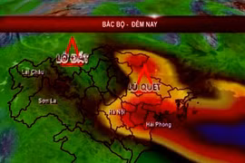 Bão số 2 cách Móng Cái 510km