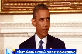 Tổng thống Mỹ Barack Obama phê chuẩn cho phép không kích Iraq