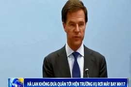 Hà Lan không triển khai quân tới hiện trường vụ rơi máy bay MH17