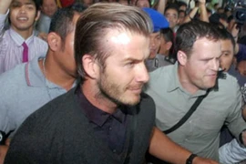 Beckham đã tới Hà Nội, báo chí không được chụp ảnh