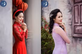 Ấn tượng hotgirl phẫu thuật thẩm mỹ trong bộ sưu tập áo dài cưới