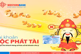 Khách hàng được chọn tài khoản số đẹp tại WesternBank