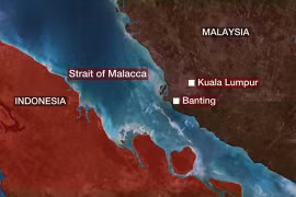 Đắm thuyền ngoài khơi Malaysia, hàng chục người Indonesia mất tích 