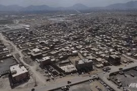 Thủ đô Kabul nhìn từ trên cao (Ảnh: AFP)