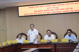 Trao đổi, thông tin và giải đáp thấu đáo những vấn đề cử tri quan tâm