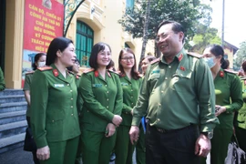 10 gương mặt tiêu biểu tham gia hội thi Nữ Cảnh sát khu vực tài năng Công an thành phố Hà Nội năm 2023