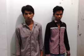 Bảo vệ khu tái định cư cùng công an xã bắt nóng hai tên cướp “xe ôm”