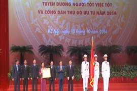 Trao tặng Huân chương Hồ Chí Minh, tuyên dương người tốt, việc tốt và công dân ưu tú Thủ đô 2014