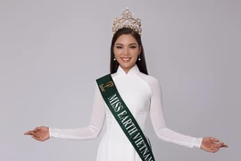 Nhan sắc Việt - người đẹp Vân Anh gây ấn tượng tại đấu trường "Miss Earth 2021"