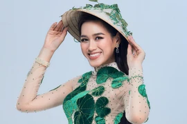 Tiết lộ thêm về bộ trang phục "rau má" được Đỗ Thị Hà mang đến "Miss World 2021"