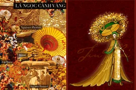 Đại diện nhan sắc Việt mặc trang phục "Lá ngọc cành vàng" đi thi quốc tế