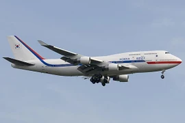 Hàn Quốc trang bị hệ thống phòng thủ tên lửa cho máy bay của tổng thống 