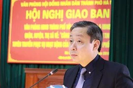 Ông Trần Hợp Dũng phụ trách Văn phòng Đoàn ĐBQH, HĐND TP Hà Nội