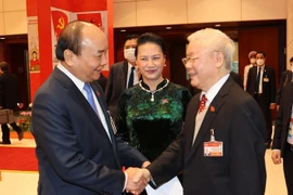 [Ảnh] Hình ảnh lãnh đạo Đảng, Nhà nước và các đại biểu dự phiên thảo luận văn kiện Đại hội Đảng XIII