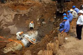 Vinaconex công bố thông tin bất thường, liên quan vụ đường ống nước sạch sông Đà