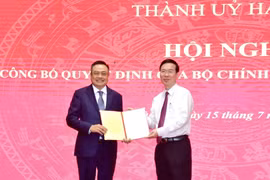 Ông Trần Sỹ Thanh được điều động giữ chức Phó Bí thư Thành ủy, sẽ giới thiệu để bầu làm Chủ tịch Hà Nội