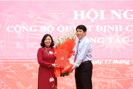 Đồng chí Bùi Thị Minh Hoài giữ chức Bí thư Thành ủy Hà Nội