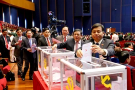 Sẽ thông báo danh sách Ban Chấp hành Trung ương khoá XIII sau khi hoàn tất kiểm phiếu