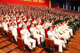 Ngày làm việc đầu tiên Đại hội Đảng XIII: 1.587 người được triệu tập đều đủ tư cách đại biểu Đại hội