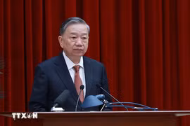 Hình ảnh khai mạc Hội nghị lần thứ 10 Ban Chấp hành Trung ương Đảng khóa XIII