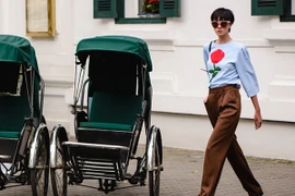 Đỗ Hà Next top model sành điệu xuống phố Hà Nội